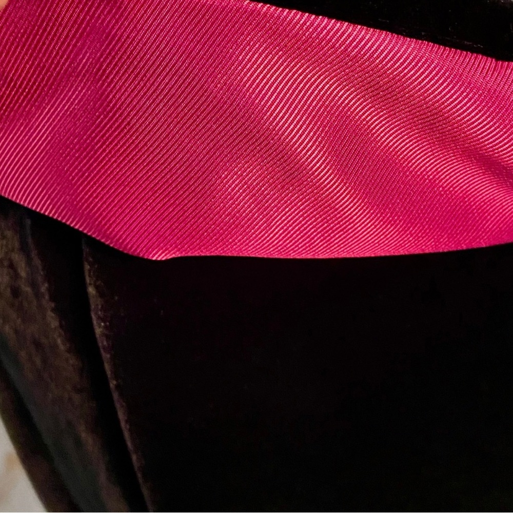Classic vintage Ann Taylor velvet skirt set Valentines Day - Picture 4 of 6